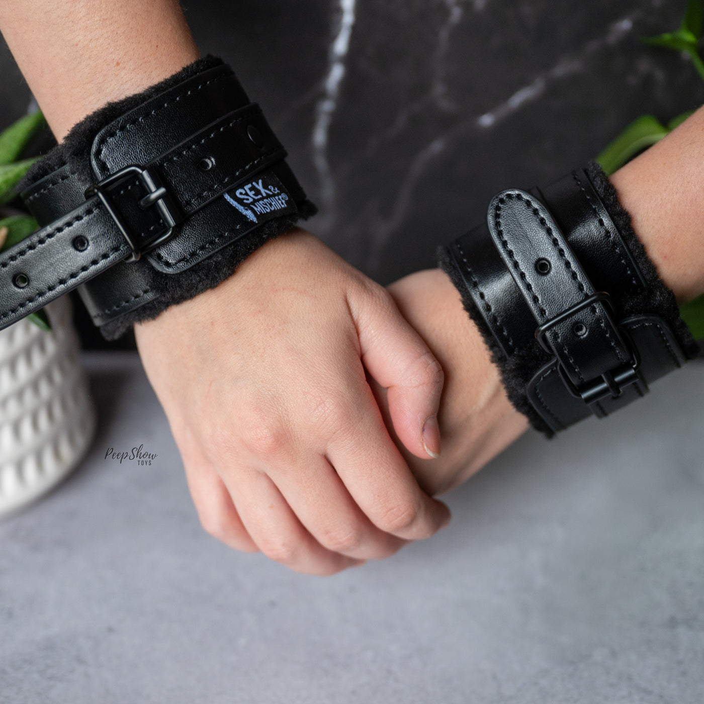 Shadow Fur Handcuffs - Hamilton Park Electronics