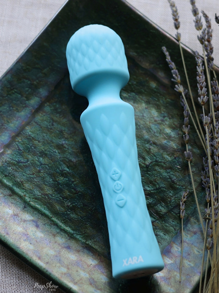 vibrating tongue rings Elite Silicone Hybrid Sucking & Vibrating Wand - Deep Purple - Romantic  Depot main image 1