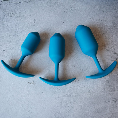 Levelz Silicone Weighted Anal Plug Training Kit - Set of 3 - Hamilton Park Electronics