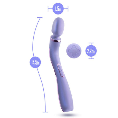 Sola Sync Wireless Remote 10-Function Rechargeable Silicone Wand - Hamilton Park Electronics