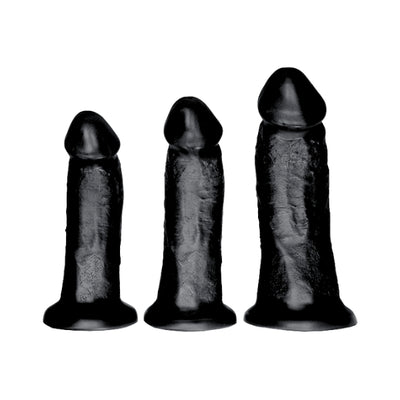 SquarePegToys Firm Black Wyatt Dildos