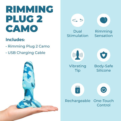 Camo Rimming Plug 2 by b-Vibe