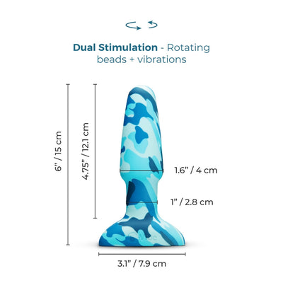 Camo Rimming Plug 2 by b-Vibe