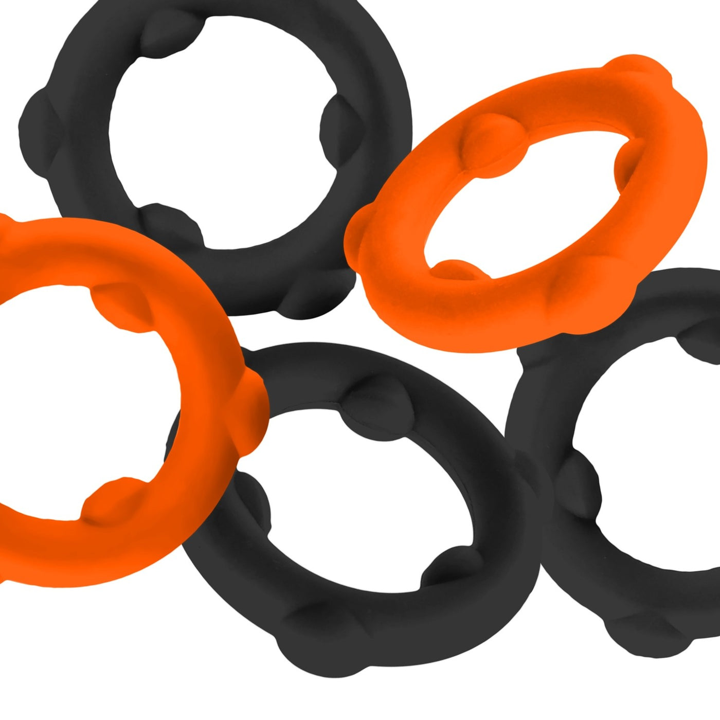 Oxballs Gearheads 5-Pack cock ring set - Hamilton Park Electronics