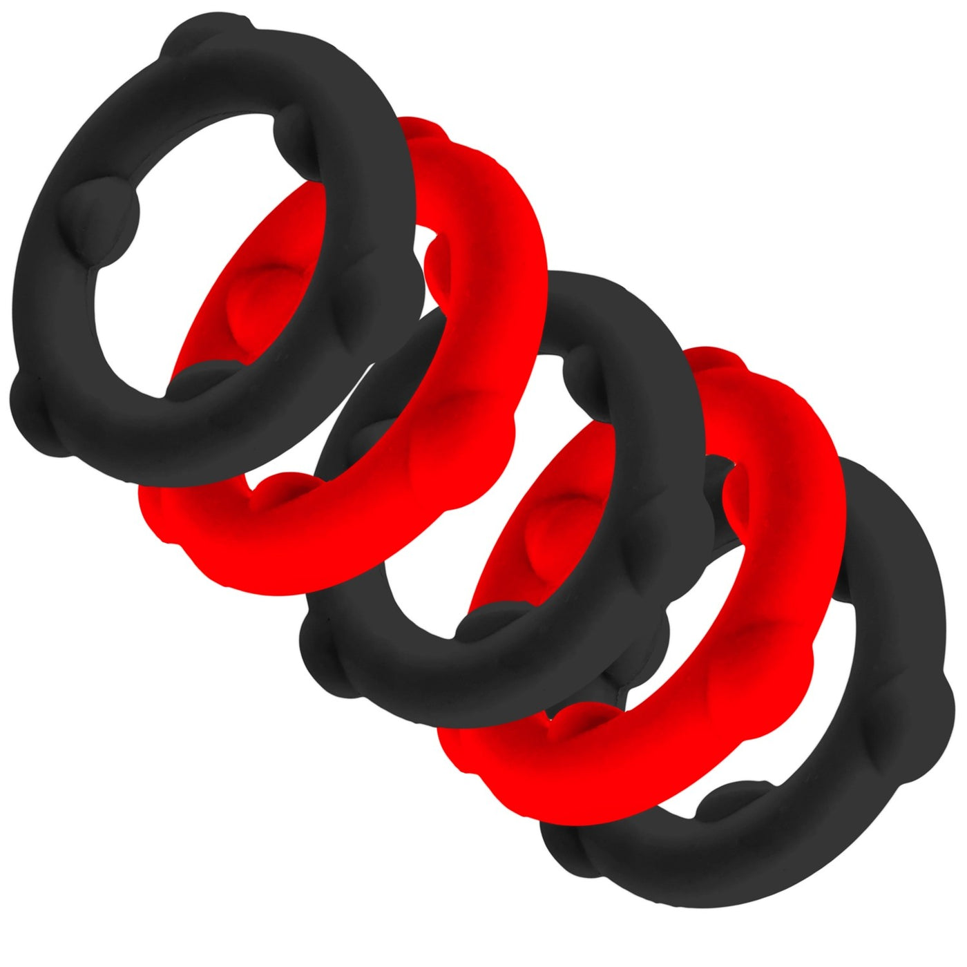 Oxballs Gearheads 5-Pack cock ring set - Hamilton Park Electronics