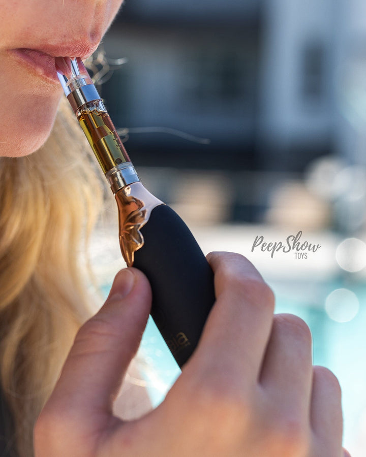 dick flavored vape Vaporator Smokable Vibrator by Maia– Hamilton Park Electronics vaporesso luxe x pro uk Choose Flavor:Blue Razz Berry Ice Kangvape Onee Pro 5000