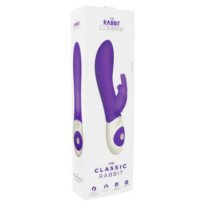 The Classic Rabbit Silicone Rechargeable Vibrator by The Rabbit Company - Hamilton Park Electronics