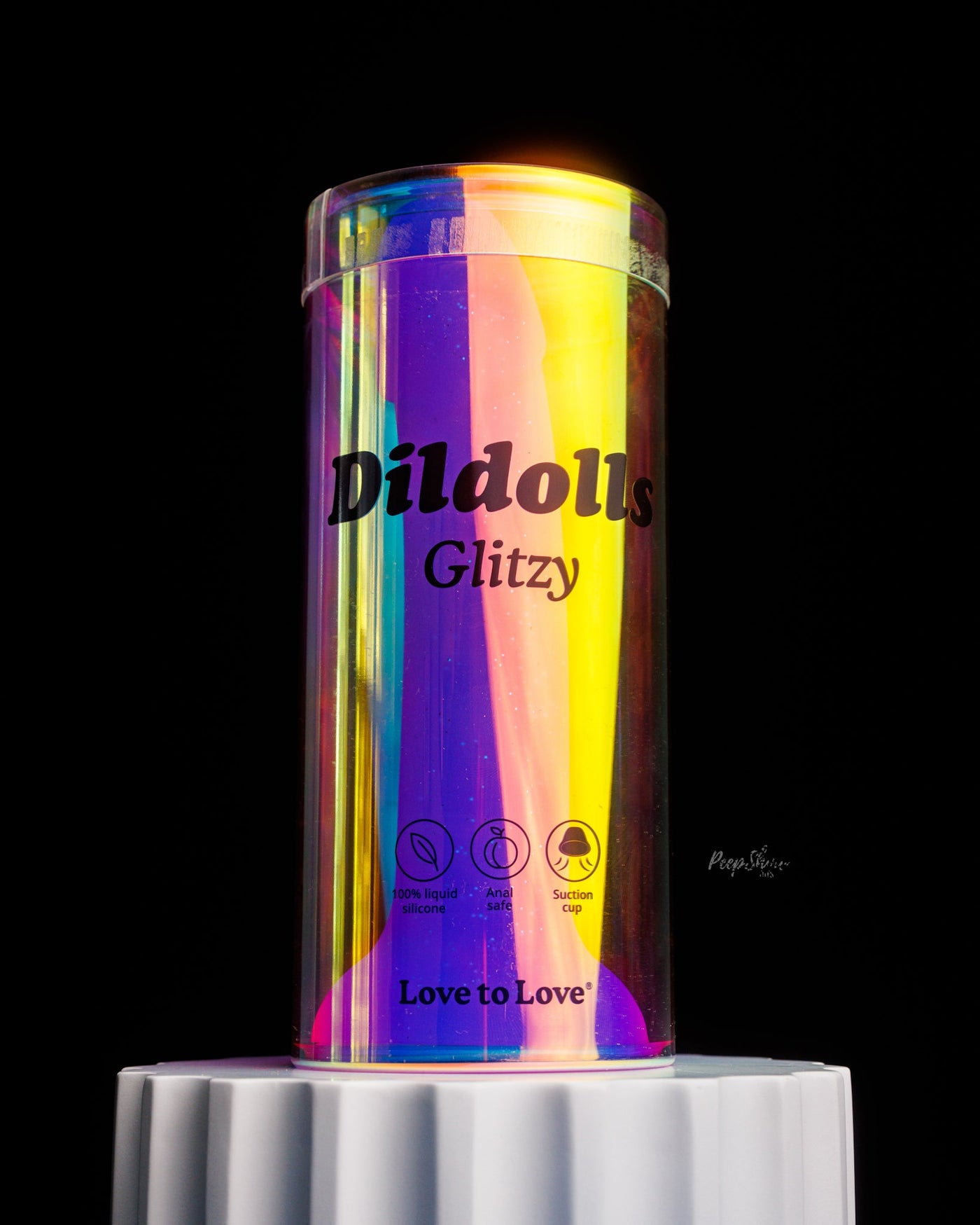 Dildodolls Glitzy Dildo Packaging
