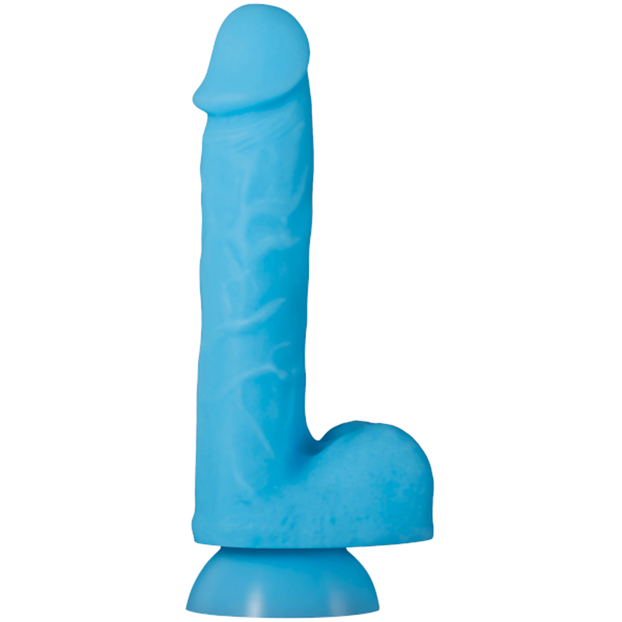 Touch And Glow 8" Glow in the Dark Dildo, Dual-Density Silicone - Hamilton Park Electronics