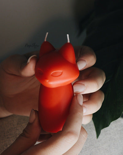 Blush Temptasia Fox Drip Candle - Hamilton Park Electronics