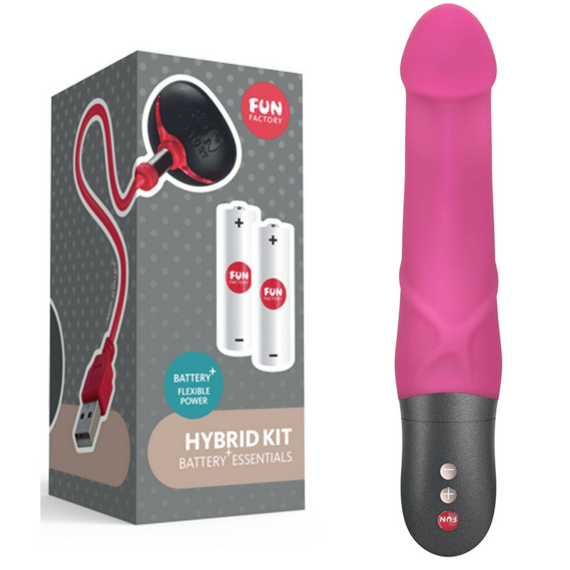 Mr Boss Silicone Vibrator With Battery+ Hybrid Technology by Fun Factory - Hamilton Park Electronics
