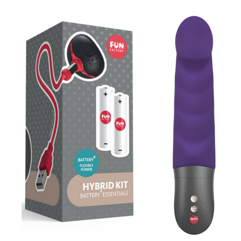 Abby G Silicone G-Spot Vibe With Battery+ Hybrid Technology by Fun Factory - Hamilton Park Electronics