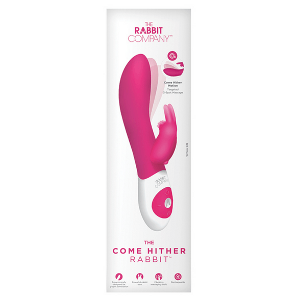The Come Hither Rabbit Rechargeable Silicone Vibrator by The Rabbit Company - Hamilton Park Electronics