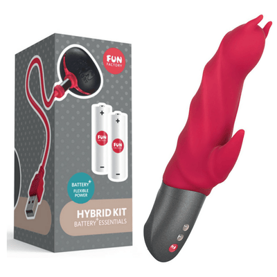 Darling Devil Silicone Vibrator With Battery+ Hybrid Technology by Fun Factory - Hamilton Park Electronics