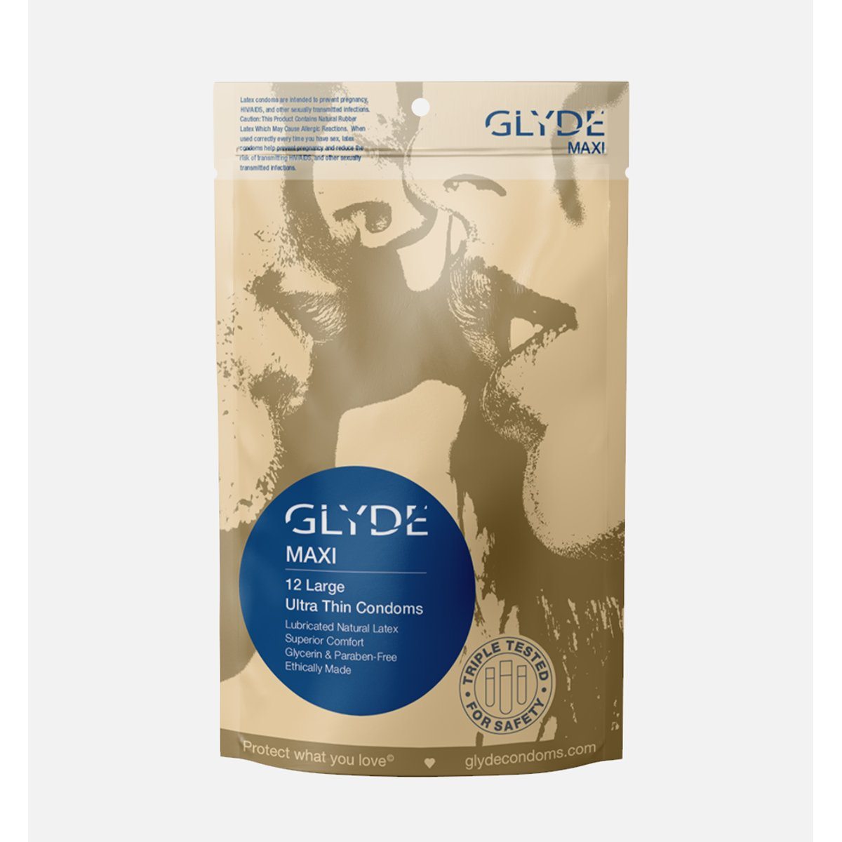 Glyde Maxi Large Condoms, Fair Trade & Vegan - Hamilton Park Electronics