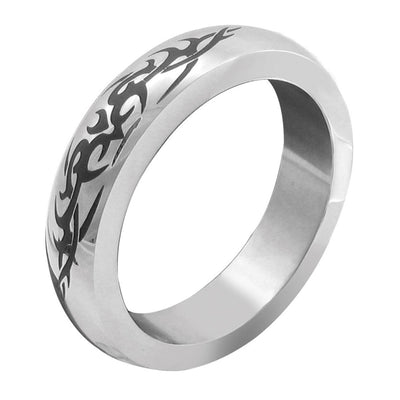 M2M Stainless Steel Cock Ring with Tribal Design 3 Sizes - Hamilton Park Electronics