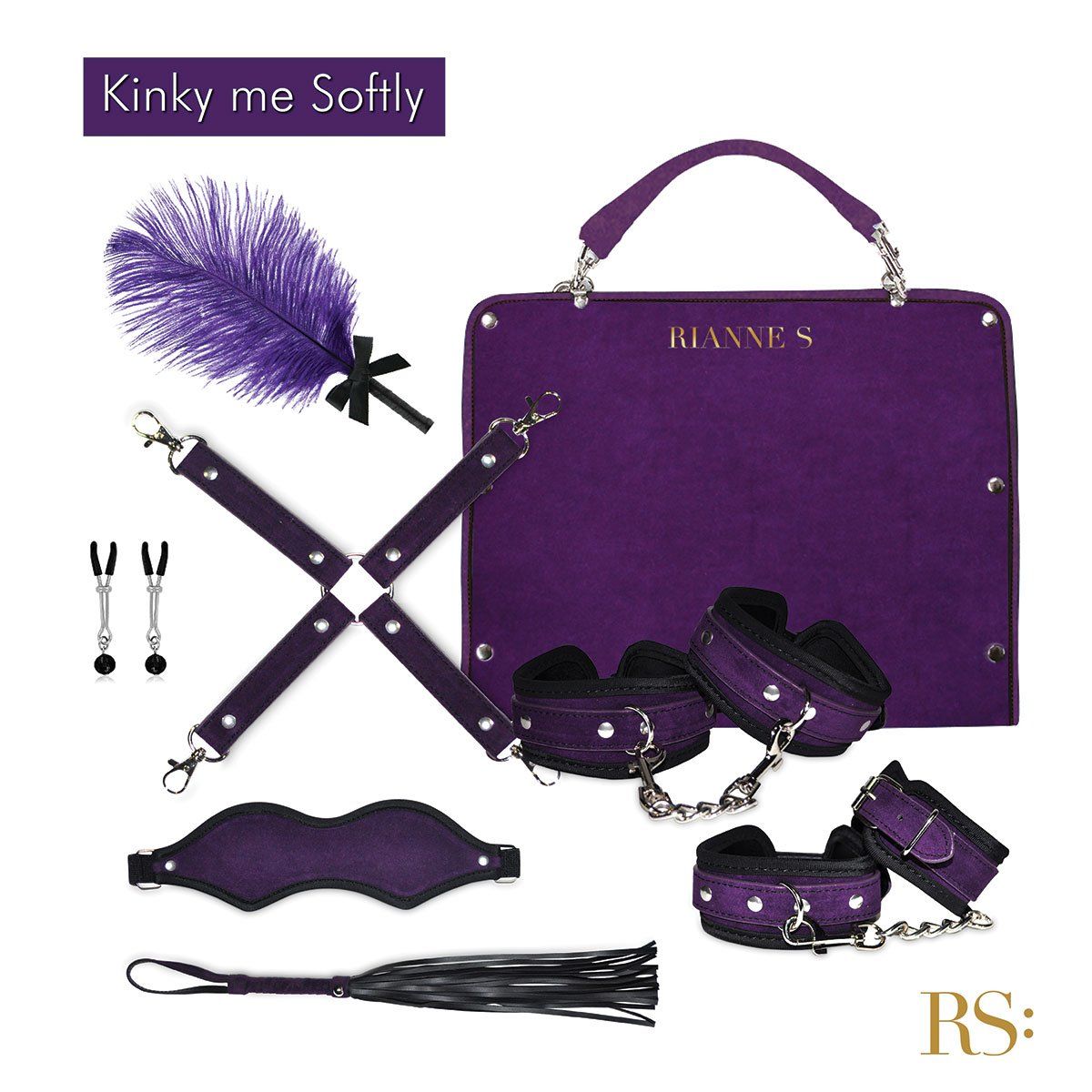 Rianne S Kinky Me Softly Bondage Collection with Storage Bag - Hamilton Park Electronics