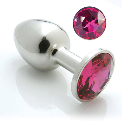Pretty Plug Stainless Steel Booty Bling Plug (Multiple Colors & Sizes Available) - Hamilton Park Electronics