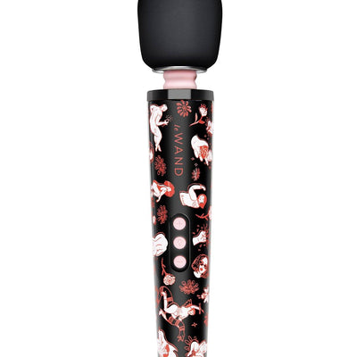 Le Wand “Feel My Power” Femme-Themed Rechargeable, Cordless Wand Massager - Hamilton Park Electronics