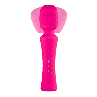 FemmeFunn Ultra Wand Waterproof Silicone Massager Pink Vibrating