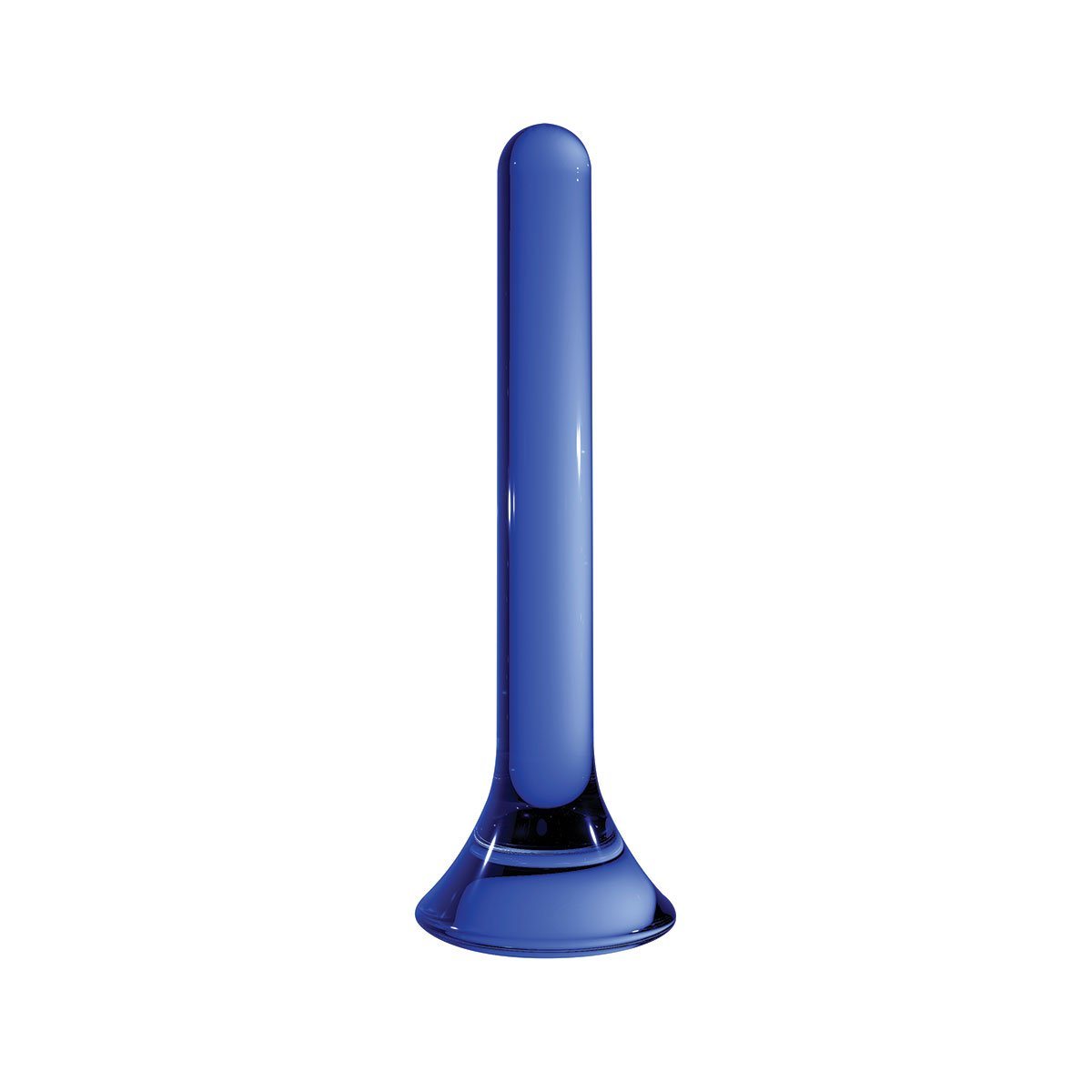 Chrystalino Tower Blue Glass Rod Wand Dildo - Hamilton Park Electronics