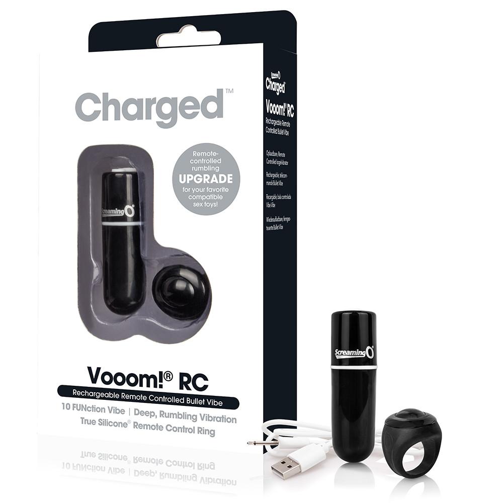 Charged Vooom Remote Control Rechargeable Bullet Vibe - Hamilton Park Electronics