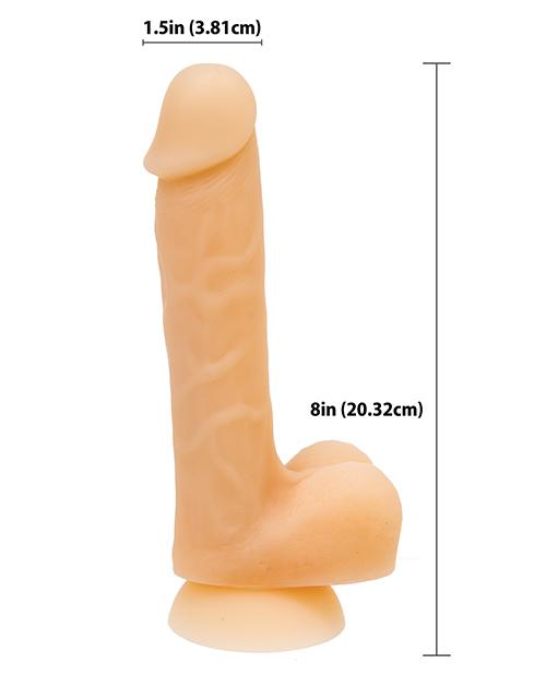BMS Factory Addiction David Posable Dual-Density Silicone Dildo with Suction Cup - Hamilton Park Electronics
