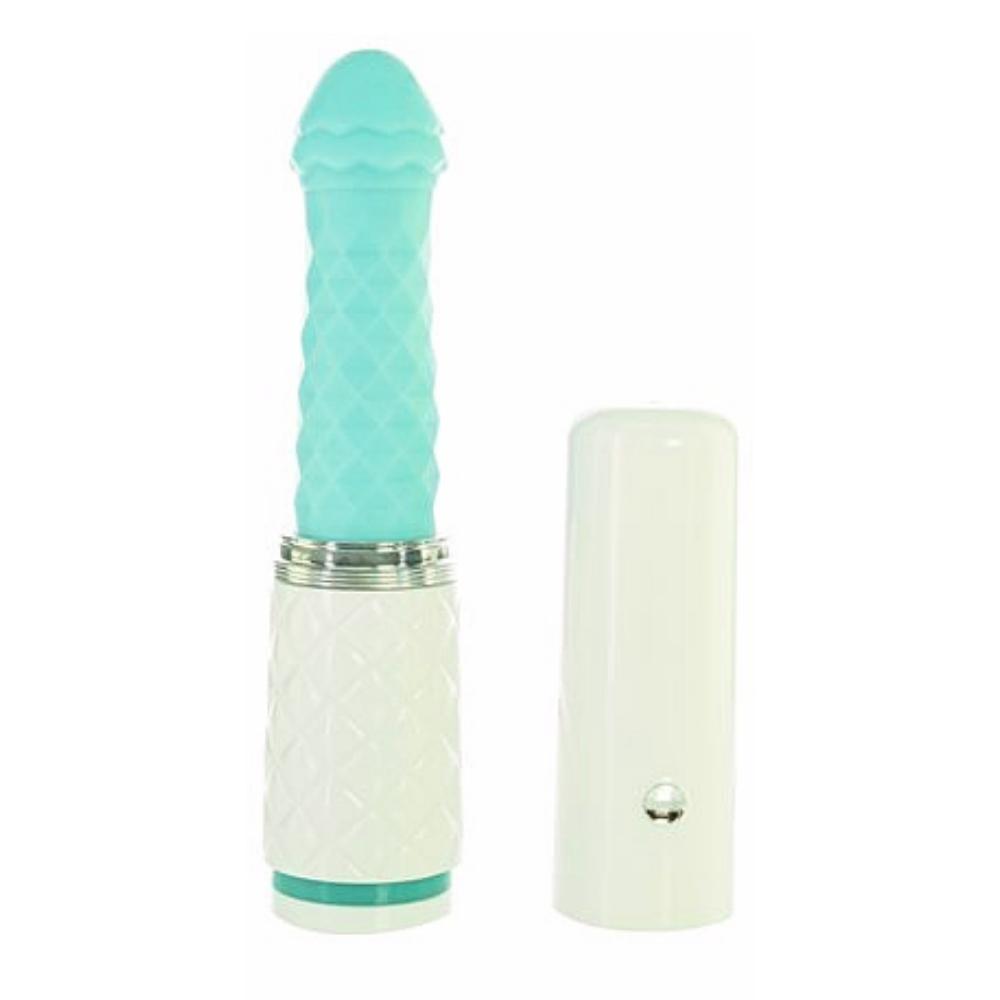 BMS Pillow Talk Feisty Self Thrusting Vibrator, Soft Silicone with Suction Cup - Hamilton Park Electronics