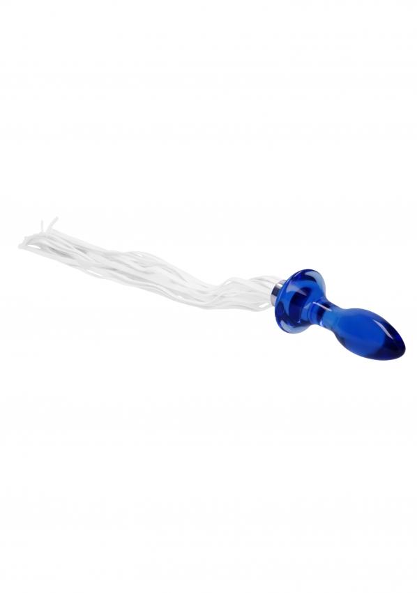 Chrystalino Tail Glass Butt Plug with Tail / Whip - Hamilton Park Electronics