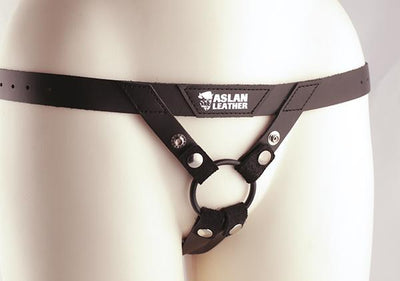 Aslan Commando Leather Strap-On Harness - Hamilton Park Electronics