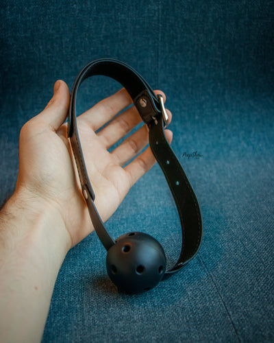 Sex and Mischief Breathable Ball Gag by Sportsheets - Hamilton Park Electronics