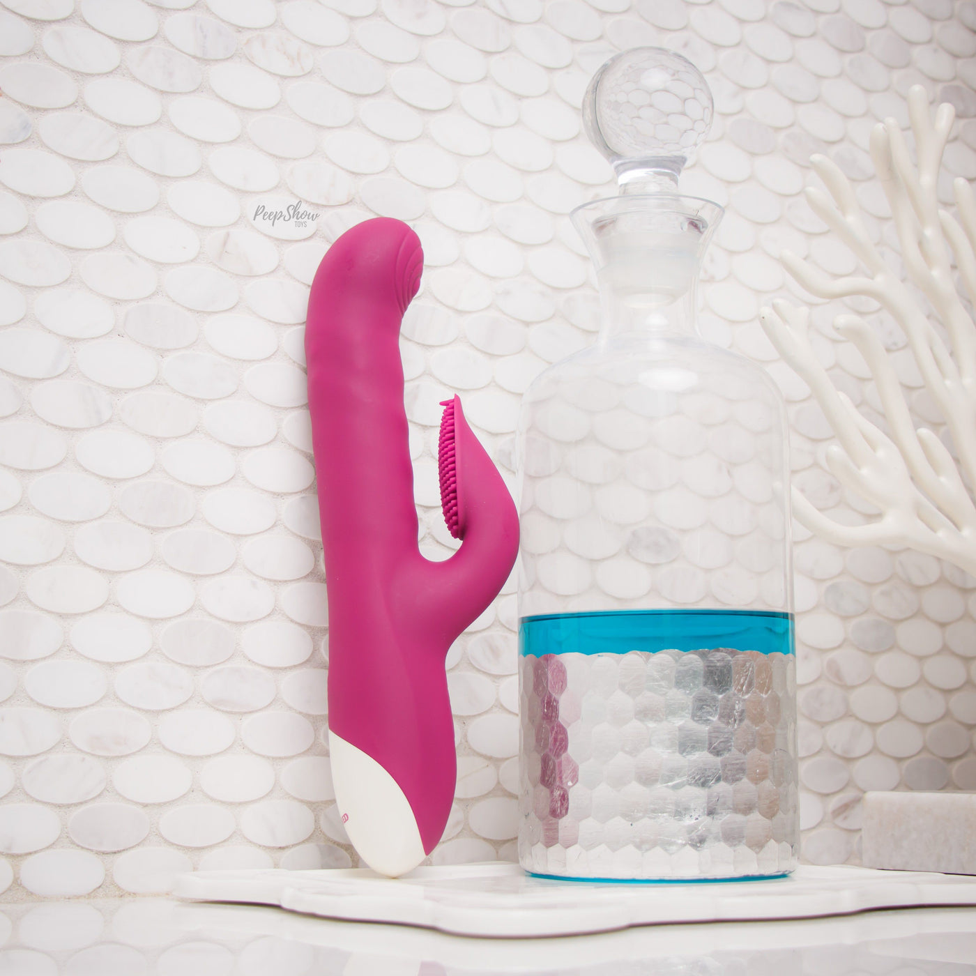 Lovely Lucy Rotating Thrusting Rabbit Vibrator by Evolved - Hamilton Park Electronics