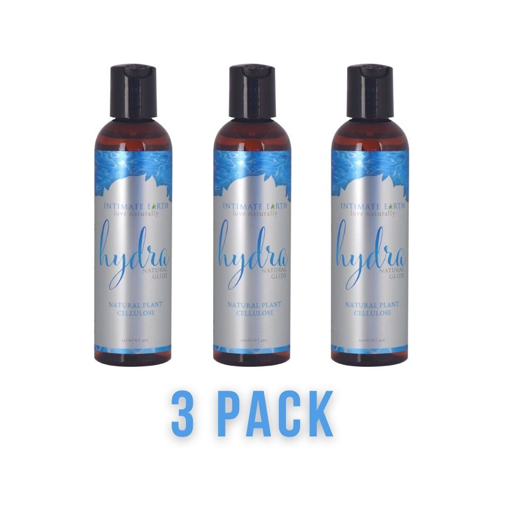 Intimate Earth Hydra Water-Based Lubricant 3-Pack - Hamilton Park Electronics