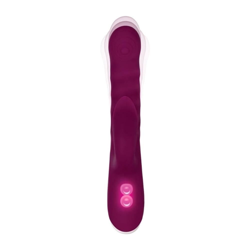 Lovely Lucy thrusting vibrator with rotation - thrusting motion