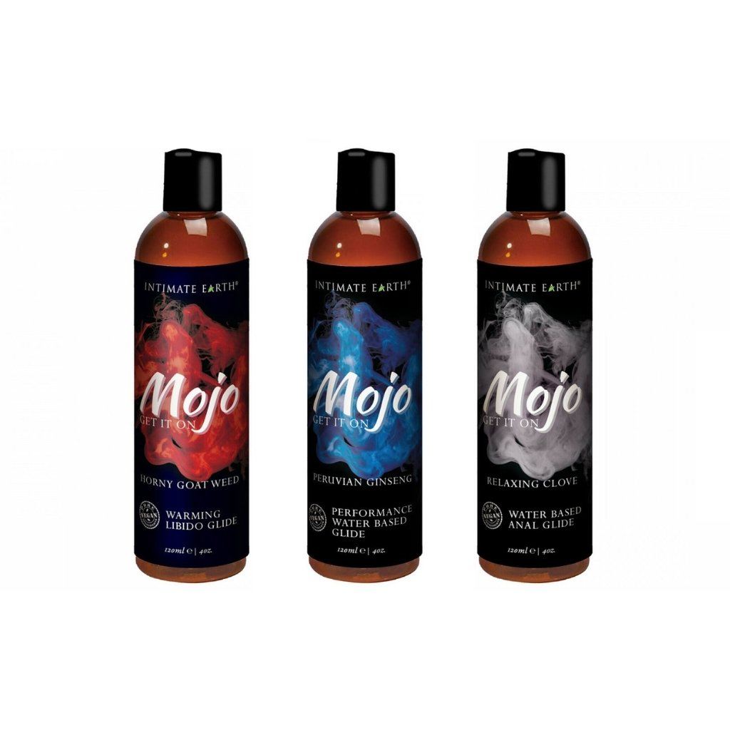 Mojo Glide Stimulating Bundle with Horny Goat Weed, Peruvian Ginseng, and Clove Oil Lubricants - Hamilton Park Electronics