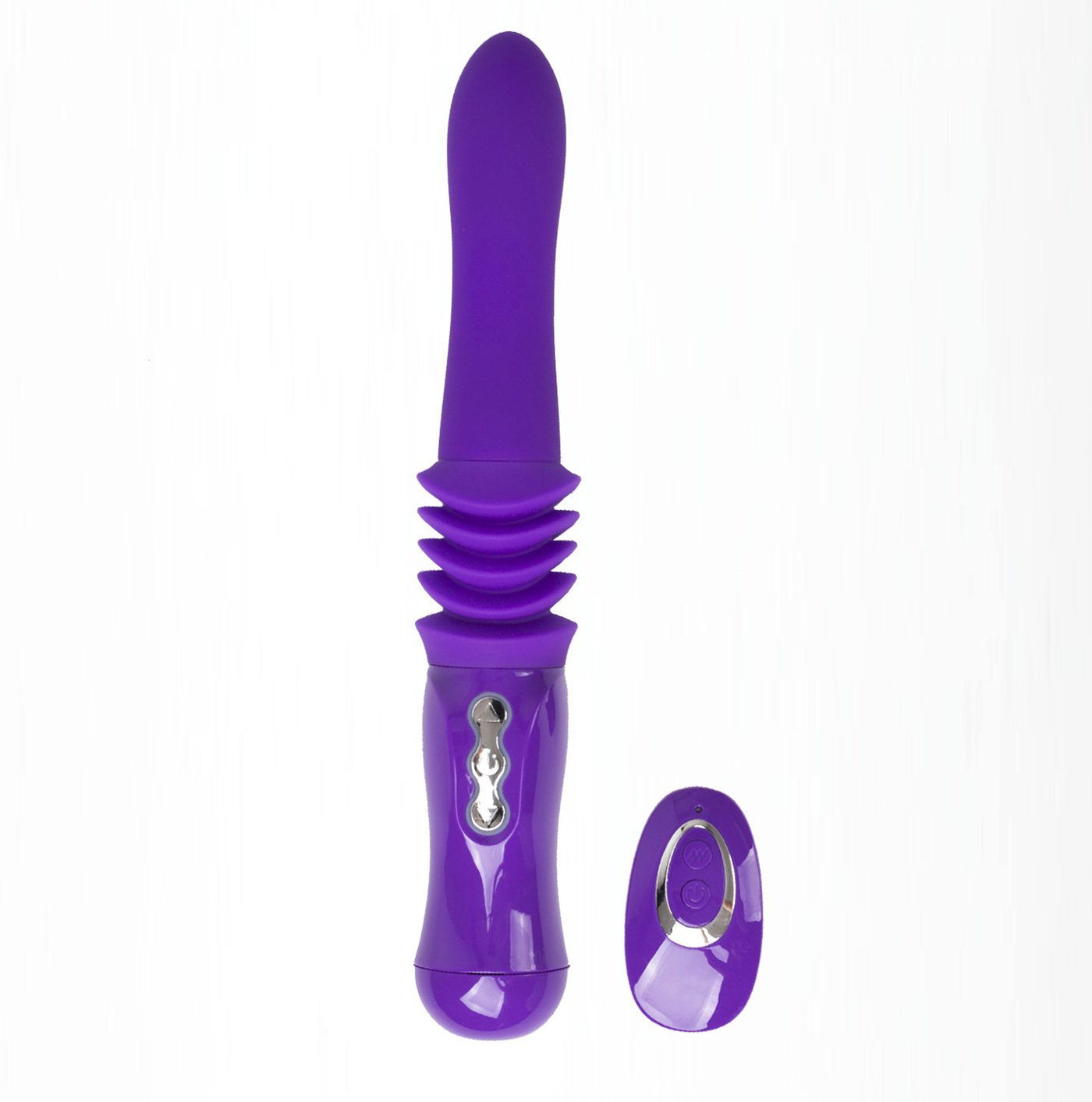 Maia Monroe Silicone Vibrating, Thrusting Dildo with Suction Cup & Remote Control - Hamilton Park Electronics