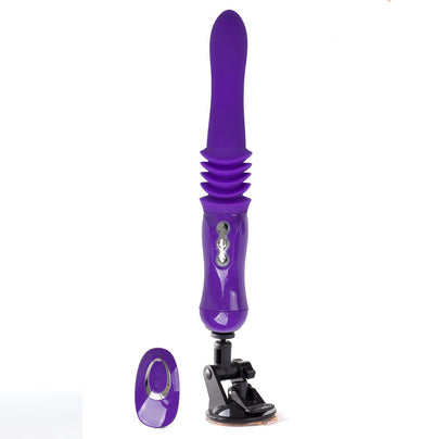 Maia Monroe Silicone Vibrating, Thrusting Dildo with Suction Cup & Remote Control - Hamilton Park Electronics