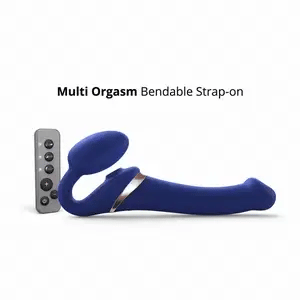Multi-Orgasm Strap-On Dildo with Licking Tongue and Vibration - Hamilton Park Electronics