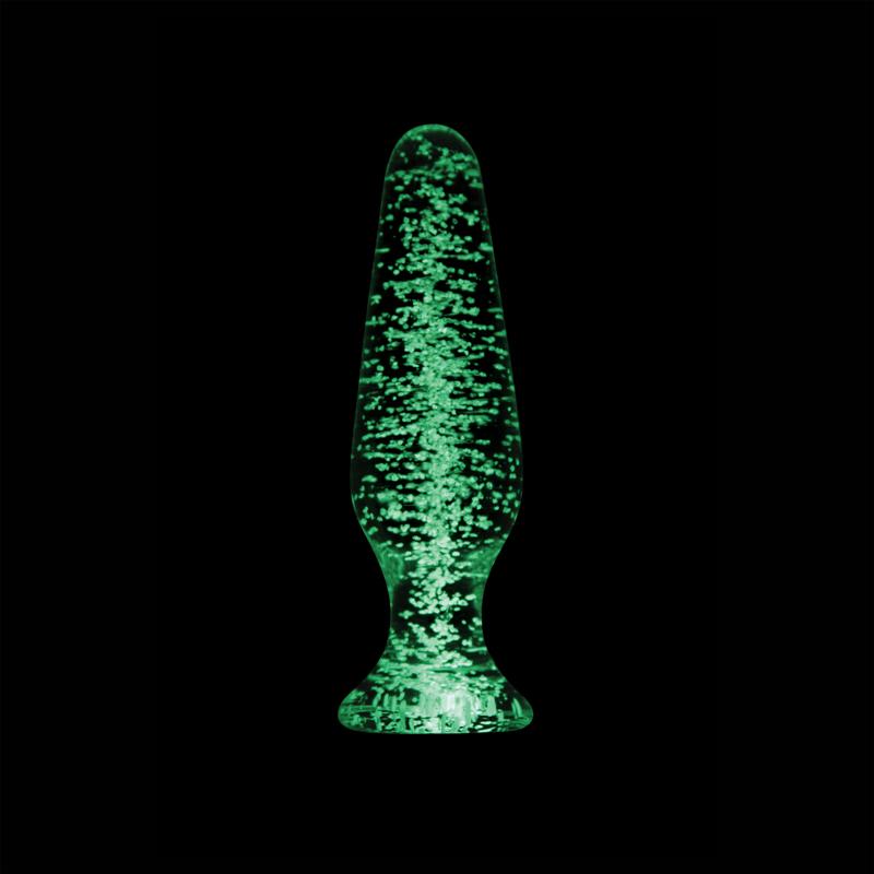 Firefly Glow in the Dark Tapered Glass Butt Plug - Hamilton Park Electronics