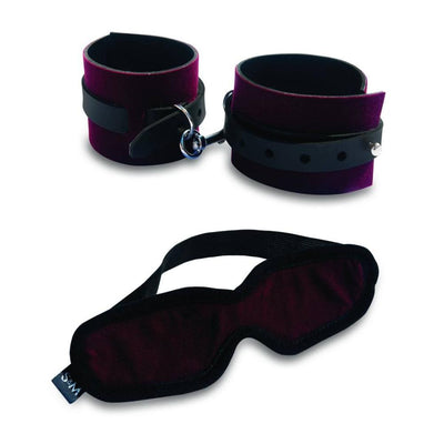 Sportsheets Enchanted Kit Bondage Cuffs and Blindfold Set - Hamilton Park Electronics