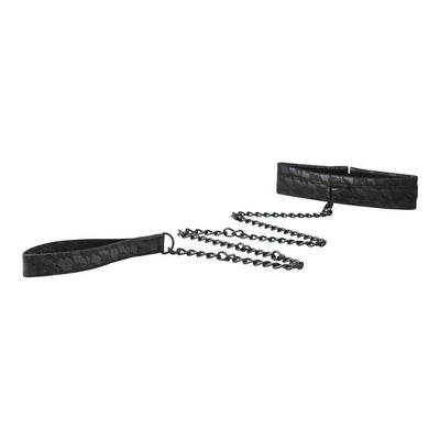 Midnight Lace Collar and Leash by Sportsheets - Hamilton Park Electronics