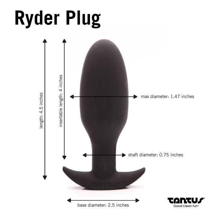 Tantus Ryder Silicone Butt Plug - Hamilton Park Electronics