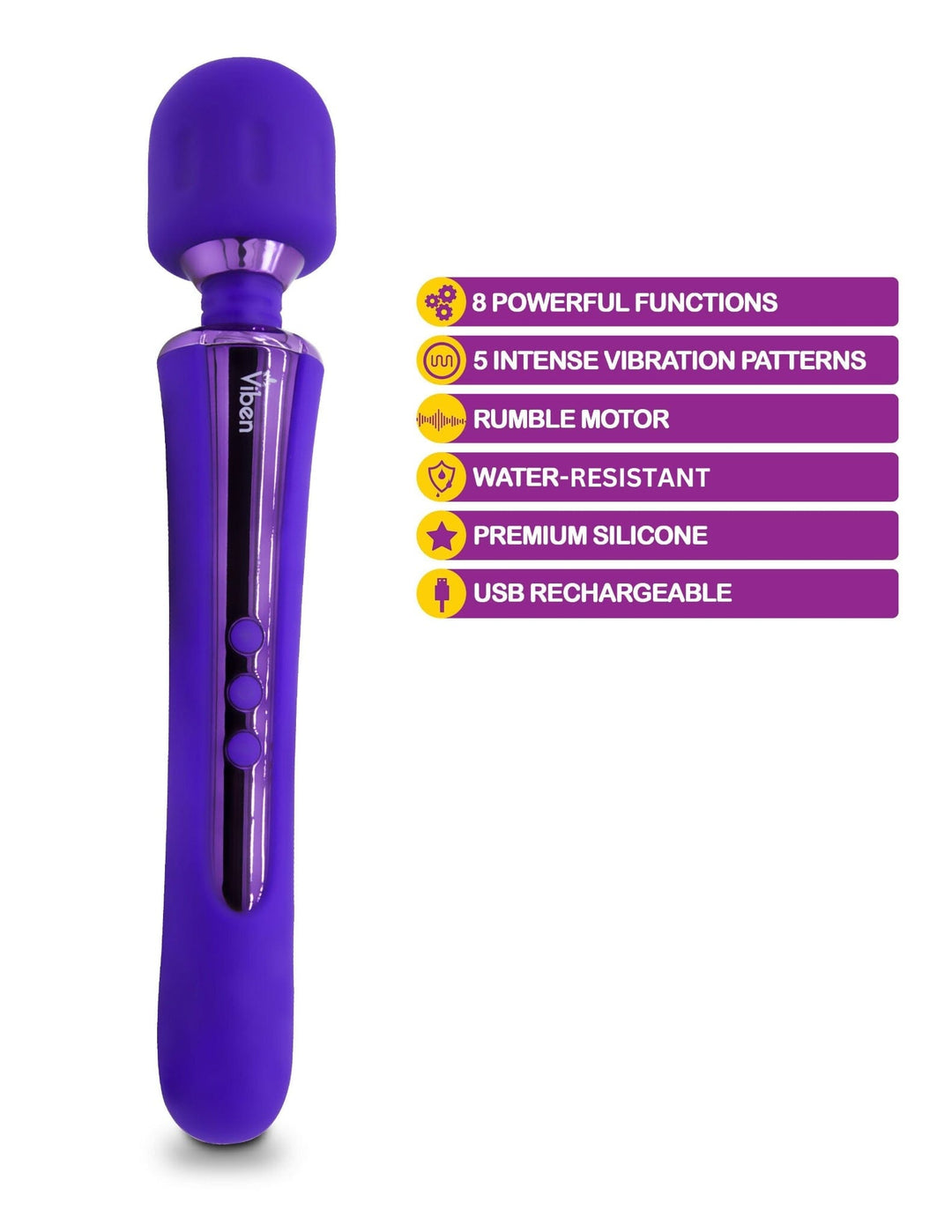 Viben Obsession Powerful Wand Massager Hamilton Park Electronics Viben Obsession Powerful Wand Massager Hamilton Park Electronics