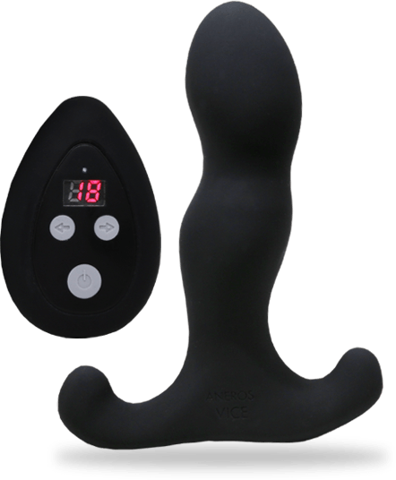 Aneros Vice 2 Vibrating Dual Motor Prostate Massager with Remote Control - Hamilton Park Electronics