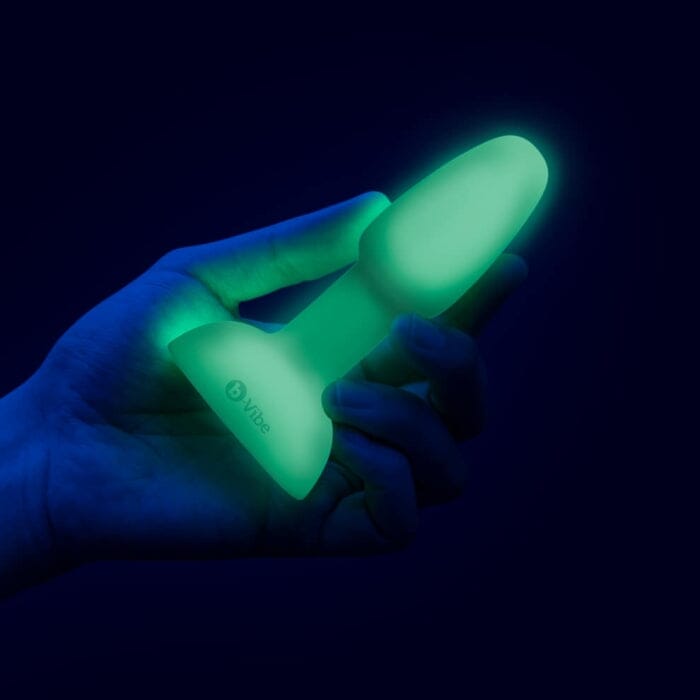 b-Vibe ASStronaut Butt Plug Kit - Glow in the Dark - Hamilton Park Electronics