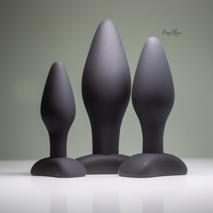 Silicone Anal Exerciser Kit - 3 Butt Plugs for Anal Training Hamilton Park  Electronics