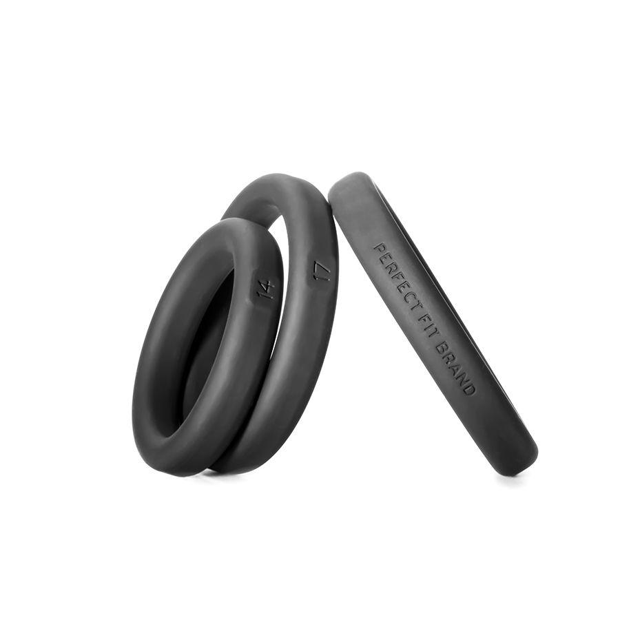 Perfect Fit Xact-Fit Silicone Cock Rings 3-Packs Incremental Sizes - Hamilton Park Electronics