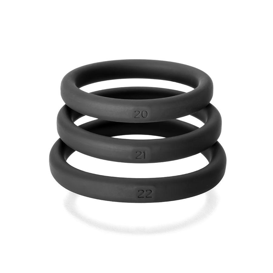 Perfect Fit Xact-Fit Silicone Cock Rings 3-Packs Incremental Sizes - Hamilton Park Electronics