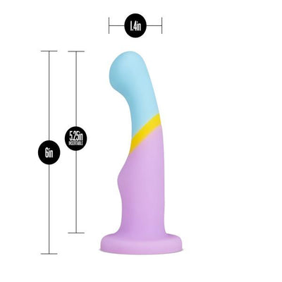 Blush Avant D14 Heart of Gold Silicone Dildo with Suction Cup - Hamilton Park Electronics