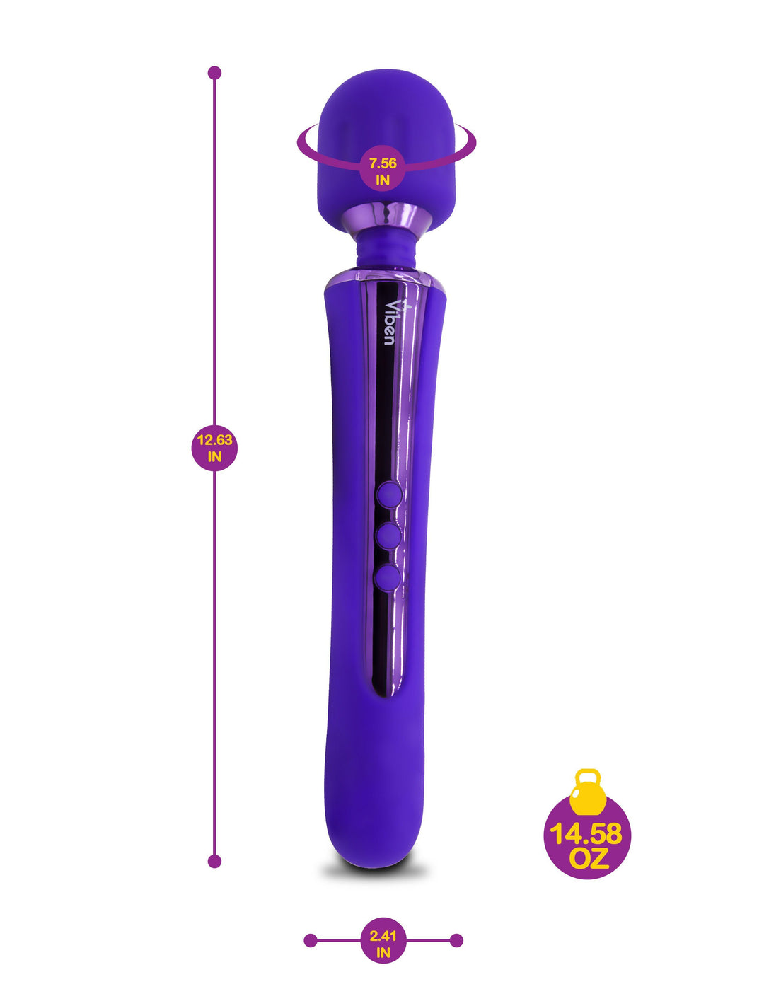 Viben Obsession Powerful Wand Massager Hamilton Park Electronics Viben Obsession Powerful Wand Massager Hamilton Park Electronics